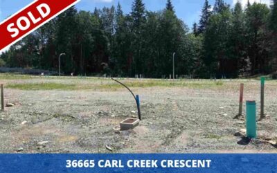 Sold: 36665 Carl Creek Crescent