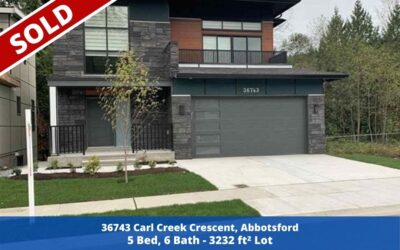 Sold: 36743 Carl Creek Crescent